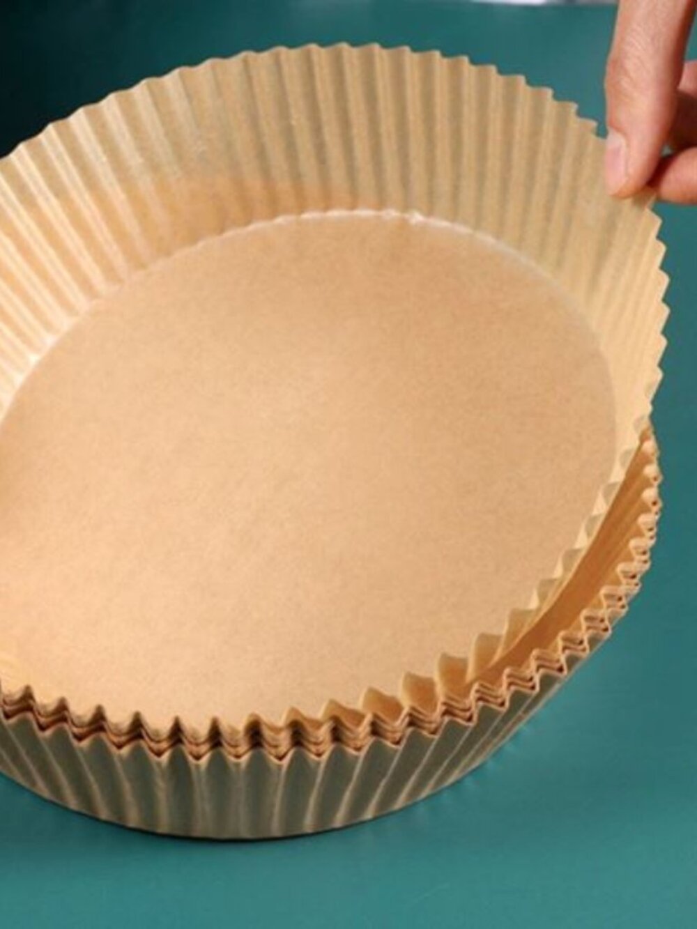100 Pcs Air Fryer Round Disposable Parchment Paper Liners 6.3"Diameter x 1.8"H